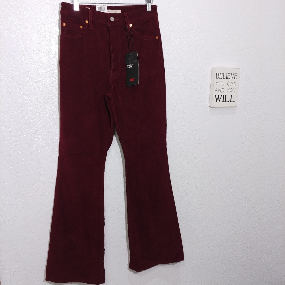 Levi's Women's High Rise Jeans - Burgundy